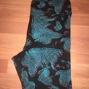 LuLaRoe TC continents leggings